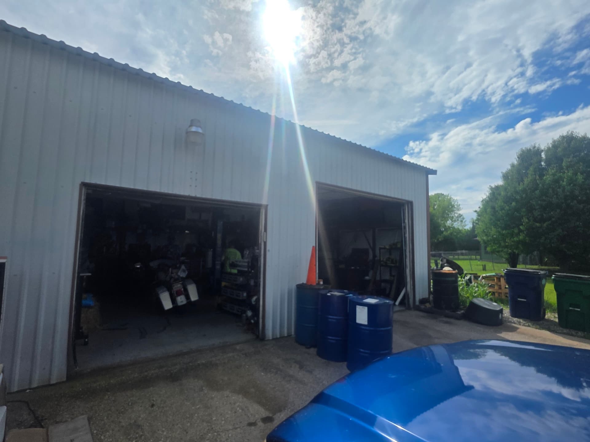 Two Garage Door Repairs Done Right at a Fate TX Auto Shop image